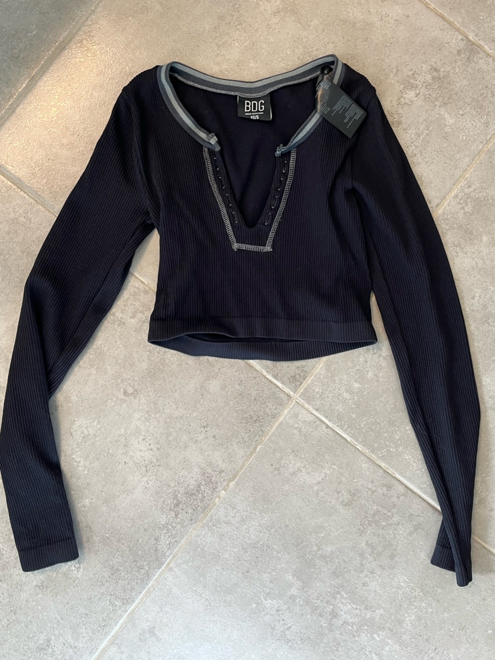 Black Urban Outfitters Top. Size XS/S.